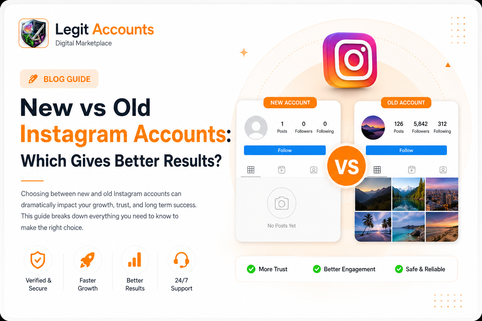 New vs Old Instagram Accounts Which Gives Better Results?